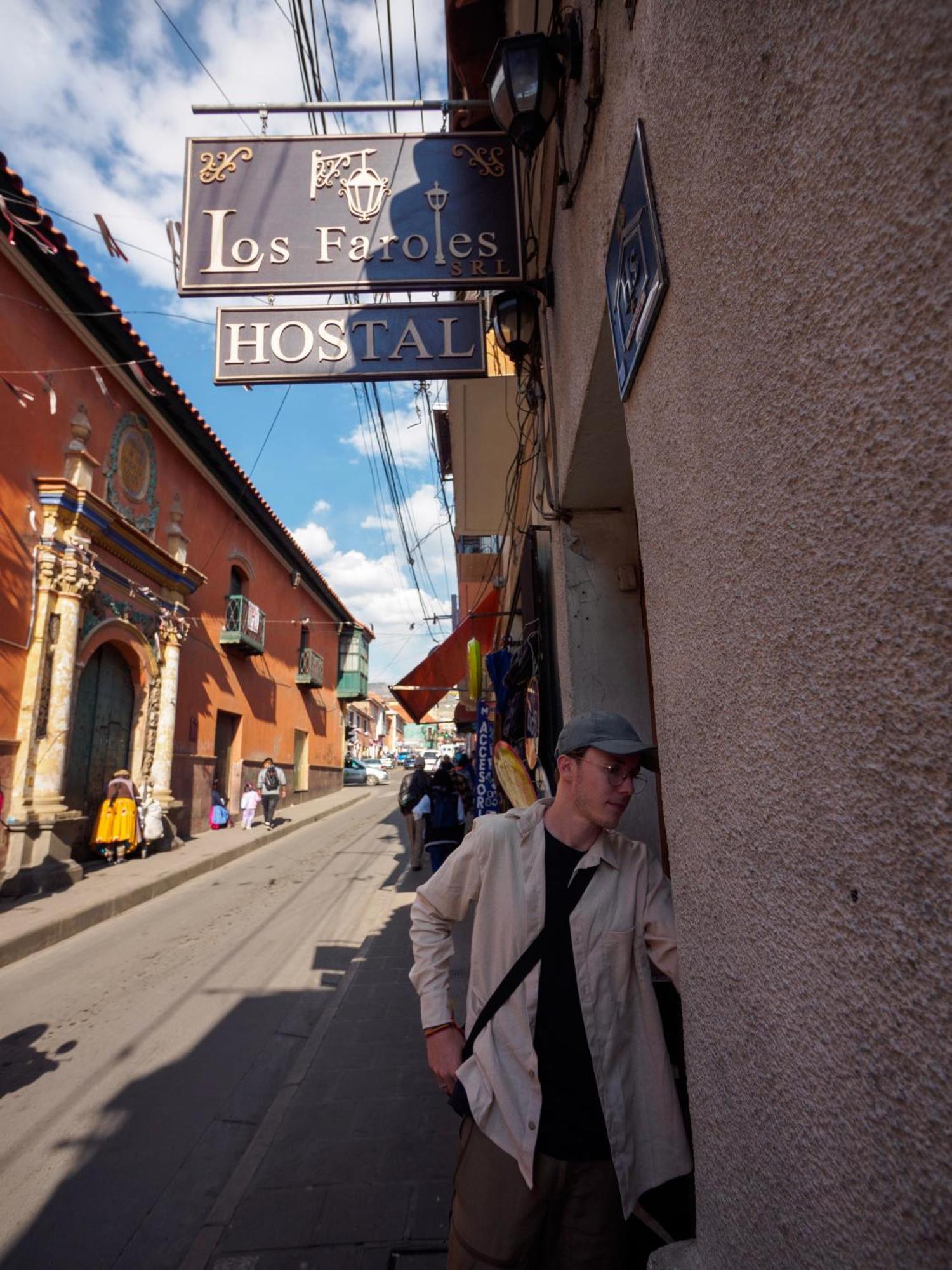 Los Faroles Hostal Potosí Buitenkant foto